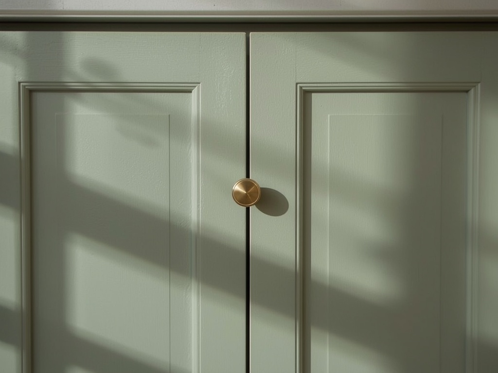 Inset cabinet doors sitting flush within the face frame with even reveals